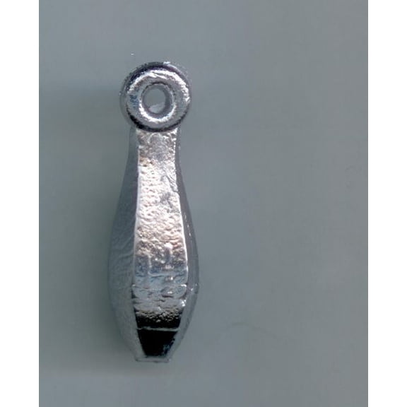 S & J's TACKLE BOX 1 1/2 oz Lead Bank Weights - 10 PER Pack