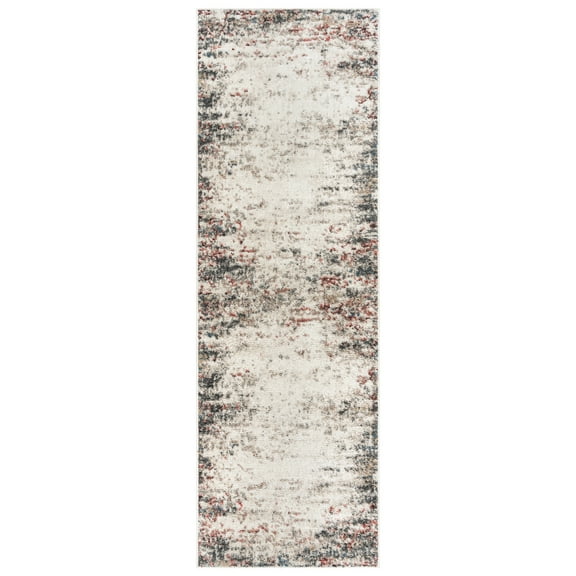 Gertmenian Heirloom Emne Modern Abstract Ivory Indoor Area Rug, 2x6 Runner