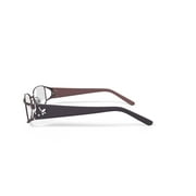 Luxe Womens WLO317 Rectangular Rectangular Prescription Eyeglasses with Case, Pink