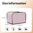 thumbnail image 5 of Haiem Flamingo On Checkered Print Toaster Covers 2 Slice Wide Slot,Bread Dust Cover & Fingerprint Protection,Bread Machine Cover,Appliance Covers, 5 of 7