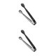 thumbnail image 2 of Pinza de azúcar Monstrate de acero inoxidable elegante Negro 2piezas, 2 of 6