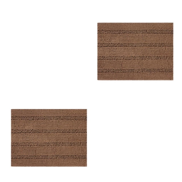 Billuyoard Alfombrilla de baño antideslizante, seguro y elegante con alfombra de baño fácil de limpiar, alfombrilla de suelo de chenilla Type7 NO7