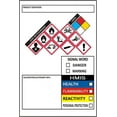 thumbnail image 1 of GHS Labels, SDS OSHA Labels for Chemical Safety Data, 3 x 4 Inch MSDS Stickers with GHS Pictograms | HMIS & Hazard Compliant (250 Labels Per Roll), 1 of 4