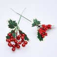 thumbnail image 4 of (A3/Harry Ye cinco tenedores) fruta roja artificial longitud 40cm, 4 of 9