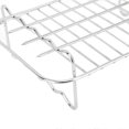 thumbnail image 2 of Fryer Rack Double Layer 304 Stainless Steel Rectangular with G Skewer Fryer Cooking Rack Fryer Accessories, 2 of 5
