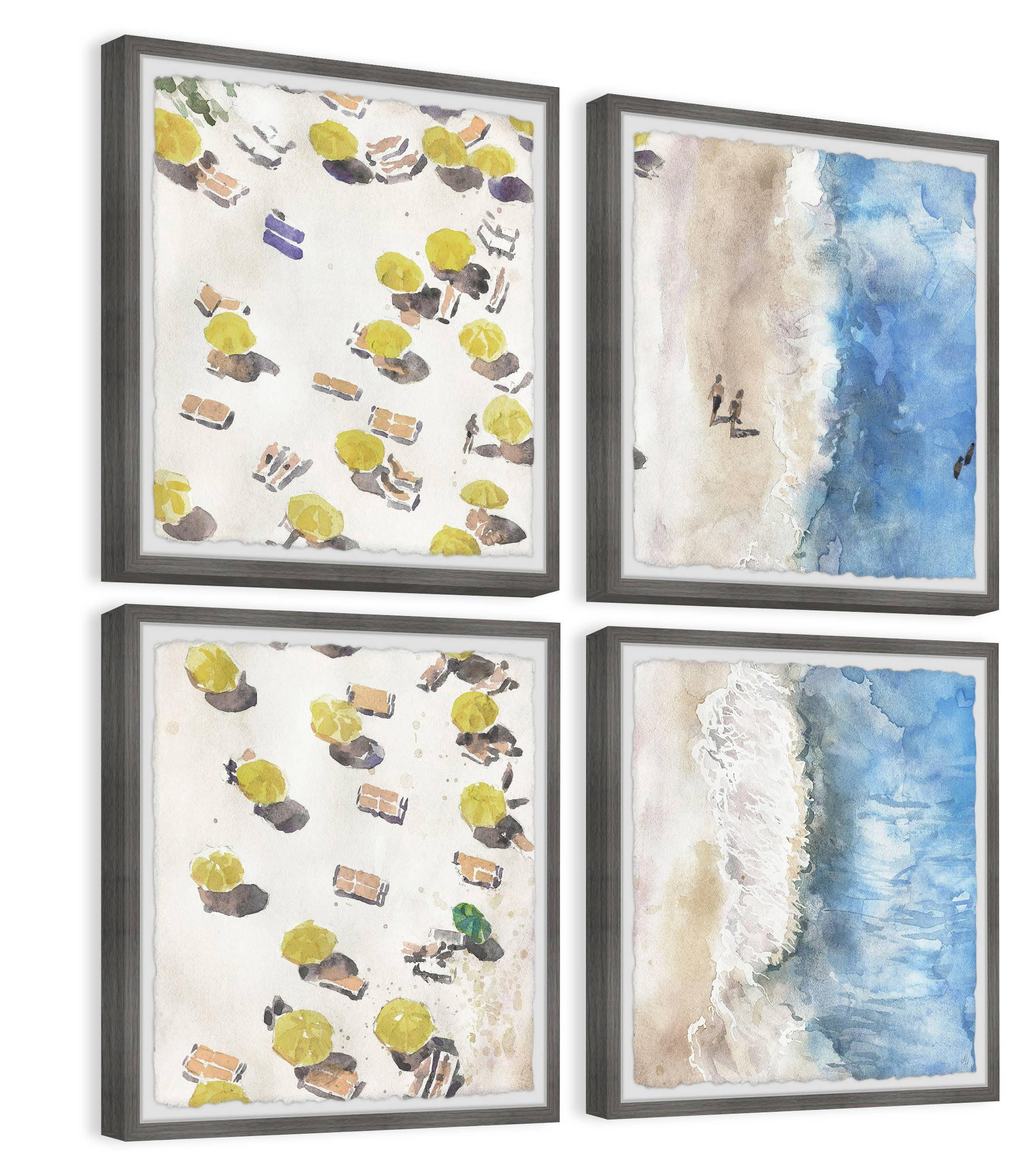 Marmont Hill Yellow Sunshade III Quadriptych