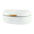 thumbnail image 1 of Yuarrent Caja de almacenamiento para comida, postre, pan, pasteles, para el hogar, oficina, Hotel, gran capacidad, sombra de ojos, herramienta de Organizadores de utensilios de cocina Blanco Yuarrent HA072825-01, 1 of 6