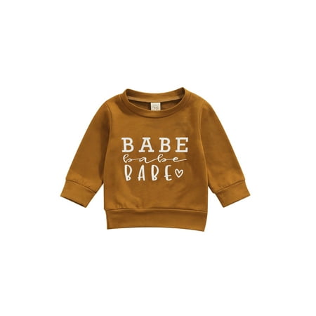 

Seyurigaoka Unisex Baby Sweatshirt Print Round Neck Long Sleeve Pullover