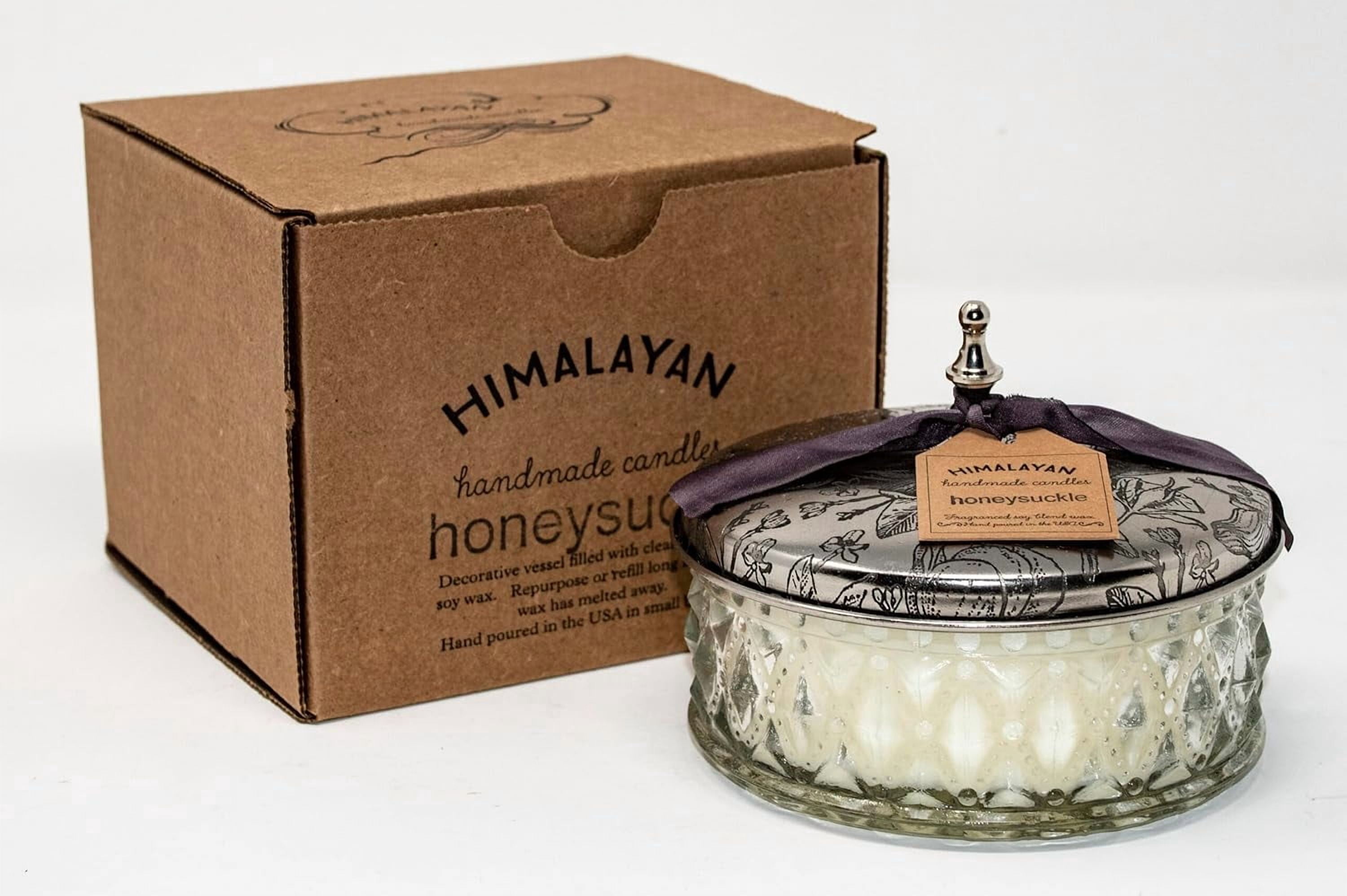 Himalayan Trading Post Camelia Japonica Jar Candle, Honeysuckle, 8oz
