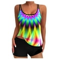 thumbnail image 1 of Conjunto de Traje de Baño Dividido de Mujeres, Tres Piezas Impreso Bikini Sexy para la Playa Y la Piscina, Traje de Baño sin Espalda con Almohadilla de Pecho, Nylon de Dos Piezas, 1 of 2