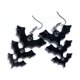 thumbnail image 4 of 2 uds pendientes de murciélago negro de Halloween pendientes largos accesorios de moda para discoteca para mujer, 4 of 5