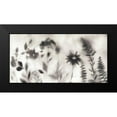 thumbnail image 2 of Nan 14x9 Black Modern Framed Museum Art Print Titled - Misty Wildflower Morning, 2 of 5