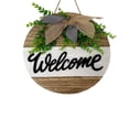thumbnail image 2 of Fiudx Ofertas relámpago del día Letrero de bienvenida para puerta de entrada, decoración de pared, letrero de bienvenida para porche, letrero de bienvenida para exteriores, puerta de entrada, puerta,, 2 of 6