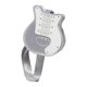 thumbnail image 2 of Bolso de hombro con forma de guitarra para mujer, de piel sintética, ligero, tipo bandolera. Plata, 2 of 9