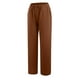 thumbnail image 5 of ICHUANYI Liquidación Mujer Casual Algodón Lino Cordón Cintura Elástica Pantalones Largos De Pierna Ancha ICHUANYI WER2023082201931, 5 of 9