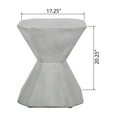 thumbnail image 6 of Markley Lightweight Concrete Outdoor Side Table, Concrete Finish, 6 of 7