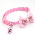thumbnail image 2 of Pet Plaid Bowknot Collar for Cat Dog Adjustable Collar with Bell, 2 of 6