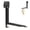 Black, variant on Foldable Wall Mounted Clothes Drying Rack, Space Saving Retractable Clothes Hanger with Strong Adhesive Installation for Bathroom Bedroom Laundry Room, Black