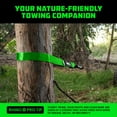 thumbnail image 5 of Rhino USA Tree Saver Tow Strap (3" x 8') - 31,518lb Break Strength - Emergency Recovery Strap Winch Extension (Green), 5 of 7