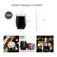 thumbnail image 3 of Vaso Térmico  Bloosom De Acero Inoxidable 2 Pz Negro, 3 of 4