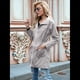 thumbnail image 4 of Chaqueta Impermeable Ligera para Mujer, con Capucha, Mangas Largas y Cremallera, para Actividades Al Aire Libre Gris L, 4 of 8