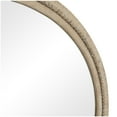 thumbnail image 4 of DecMode 44" x 44" Brown Distressed Wall Mirror with Beaded Detailing, 4 of 7