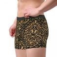 thumbnail image 5 of Leopard Fur Ethnic Tribal Geometric Underwear Male Sexy Print Boxer Shorts Panties Briefs Soft Underpants, 5 of 7