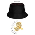 thumbnail image 2 of Disfraz de rapero, 4 piezas de disfraz de hip hop, accesorios de rapero, kit de disfraz de hip hop, diseño elevado, 2 of 8