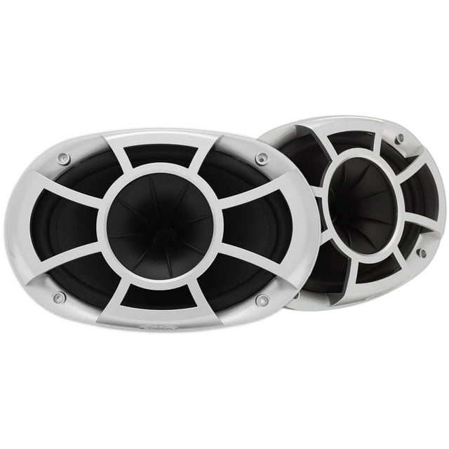 Bocinas Marinas Pro-Axiales Wet Sounds REV 696 RS 300 Watts 6x9 Pulgadas 4 Ohms Color Blanco Wet Sounds REV696RS