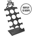 thumbnail image 3 of K-Cup Pod Holder – Countertop Coffee Pod Organizer Rack, Holds 12 K-Cups, Black Metal Display Stand, 3 of 6