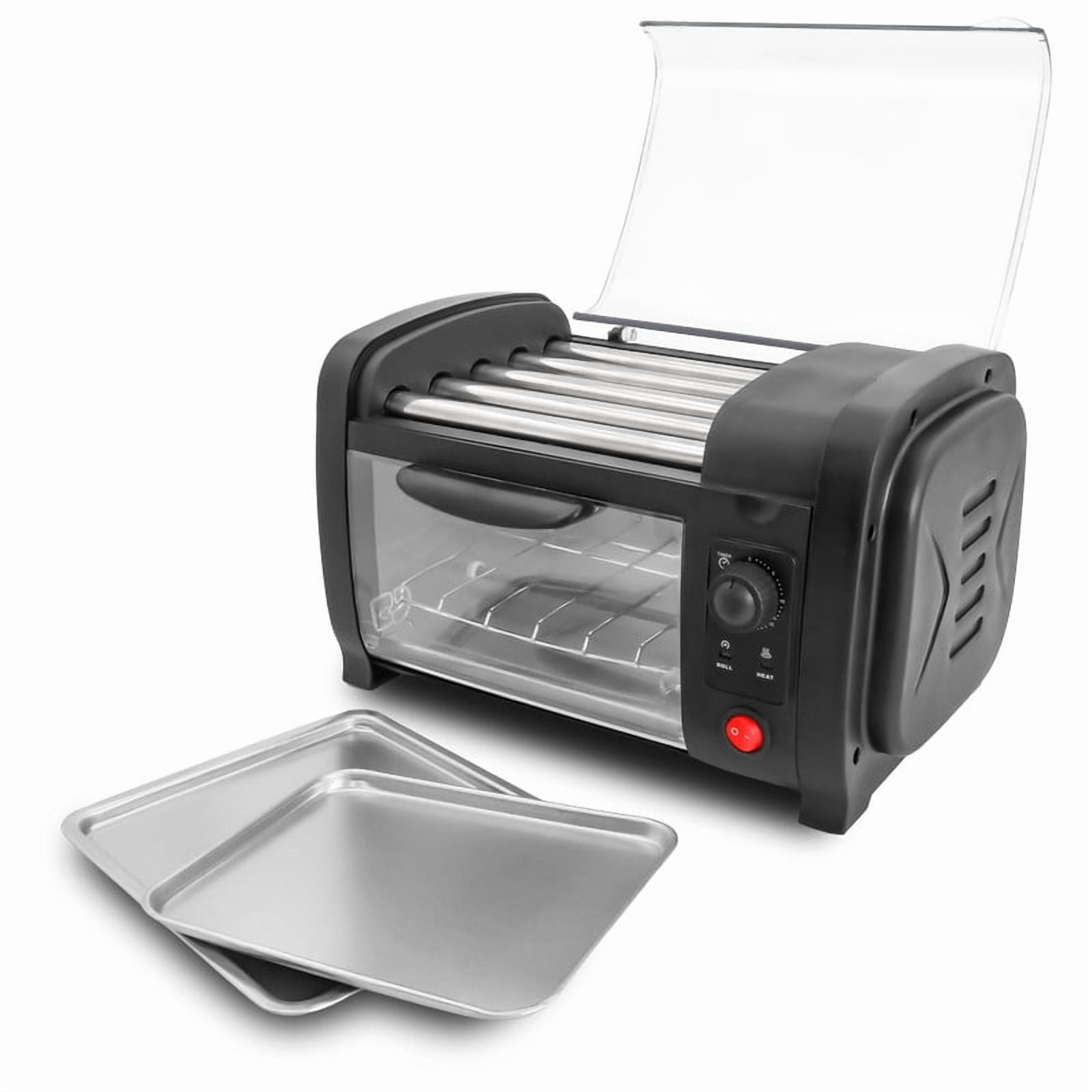 Elite Cuisine EHD155 Hot Dog Roller and Toaster Oven