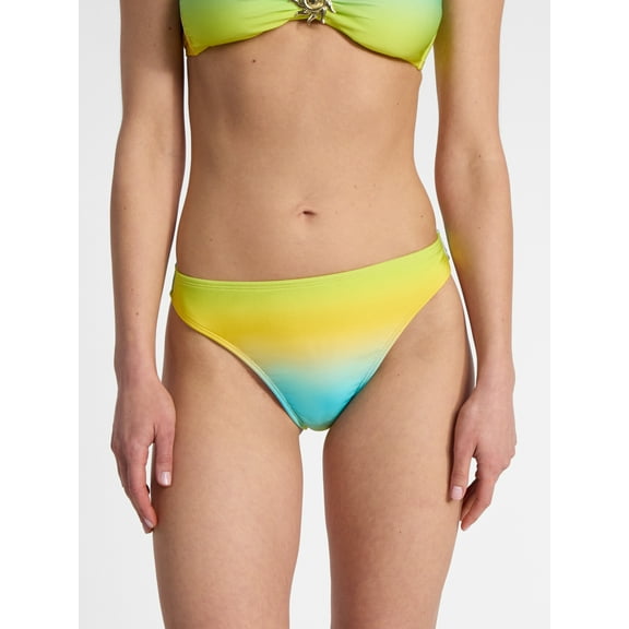 No Boundaries Ombré Bikini Bottoms, Women’s