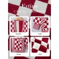 thumbnail image 3 of Eytino Cardigans for Women Checkered Color Block Oversized Cardigan Long Sleeve Plaid Knit Open Front Sweaters, 3 of 11