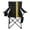 Black & Yellow Stripes, variant on FASCK 1 PC Portable Camping Chair Heavy Duty Folding Chair for Indoor Outdoor Camping,outdoor Folding Chairs Made with Durable Fabric and Sturdy Aluminum/Steel Frame,Black & Yellow Stripes.