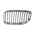 thumbnail image 2 of For BMW 328i 2009 2010 2011 2012 Grille Passenger Side | Chrome Frame and Chrome/Black Inner | Made of Plastic | Replacement For BM1200193 | 104-50708B, 51137201970, 2 of 5