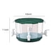 thumbnail image 3 of Hogar y cocina, Dispensador de bebidas de cocina con rotación de 360°, dispensador de ponche para fiestas, dispensador de jugo de plástico extraíble con grifo antigoteo y tapa, hervidor de agua fácil, 3 of 6