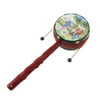 Baby Traditional Kids Printed Dual Side Rattle Drum Music Handshake Toy