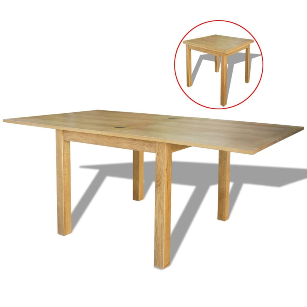 Kepooman Modern Extendable Oak Rectangular Dining Table for Home, 67" x 33.5" x 29.5", Brown Kepooman Modern Extendable Oak Rectangular Dining Table for Home, 67" x 33.5" x 29.5", Brown