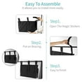 thumbnail image 3 of Bedside Storage Caddy, Bed Organizer Bed Storage Pocket Bedside Organizer Hanging Bed Storage Caddy for College Dorm Room, Hospital Bed Rails, Baby Bed, Camp, 3 of 7