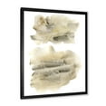 thumbnail image 2 of Designart 'Beige and Black Clouds' Modern Framed Art Print, 2 of 4
