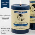 thumbnail image 4 of Sunbeam Candles 100% Pure Beeswax 3"x4.25 Peace Aromatherapy Pillar | Eucalyptus, Lemongrass & Cedarwood | 70-Hour Burn Time | Made in USA, 4 of 5
