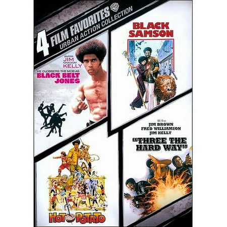 4 Film Favorites: Urban Action - Black Belt Jones / Hot Potato / Black Samson / Three The Hard Way (Widescreen)