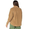 thumbnail image 3 of Celebrity Pink Corduroy Juniors Shacket, Sizes XS-XXXL, 3 of 4