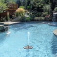 thumbnail image 3 of Nueva fuente solar, fuente de baño de pájaros de 1,5 w, decoración de jardín, fuente solar de decoración de jardín, para mini estanque al aire libre, 3 of 5