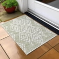 thumbnail image 6 of Addison Rugs Chantille Indoor/Outdoor Transitional Diamonds Aloe Washable Rectangle Rug, 1'8" x 2'6", 6 of 6