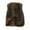Brown, variant on Boys Girls Winter Fuzzy Vests Kids Fleece Zip up Cute Soft Warm Waistcoat Outwear Jackets Gilet with Pockets 7Y