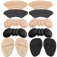 thumbnail image 1 of Viybtue 6 pares de almohadillas para zapatos de mujer: talón y metatarso, 1 of 6