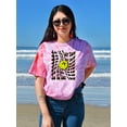 thumbnail image 2 of Do It For You! Happy Face Tie Dye Cyclone Women -Image by Shutterstock, Female Medium, 2 of 4