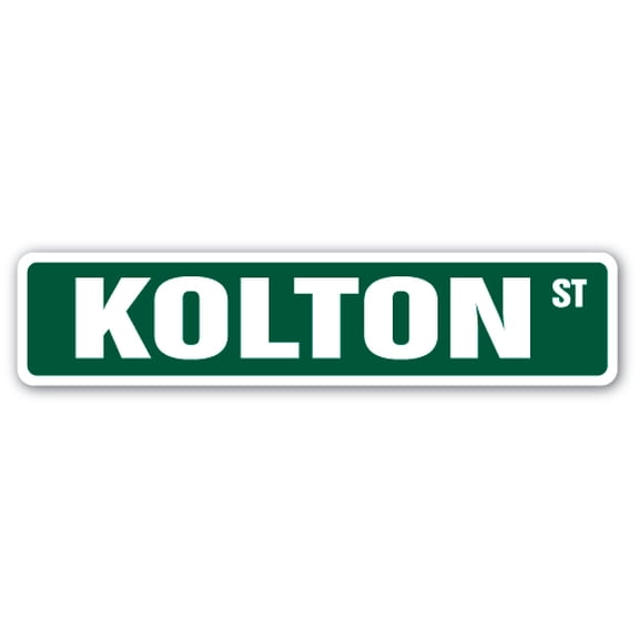 Kolton Street [3 Pack] of Vinyl Decal Stickers |for Laptop Car