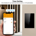 thumbnail image 2 of LEEYNEER Tuya US Plug Smart Switch 1 Gang No Neutral Wire Touch Sensor White, 2 of 8